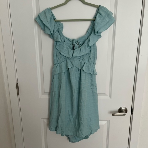 NEW Altar’d State Blue Mini Dress Size Large NWT - Picture 3 of 6